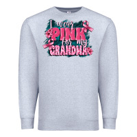 Heather Grey i wear pink for my grandma Premium Sweatshirt - FaDigitalArtStudio