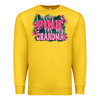 Lemon i wear pink for my grandma Premium Sweatshirt - FaDigitalArtStudio