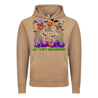 Vintage Coffee let s get halloweird Vintage Hoodie - NancyCooperArtShop