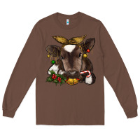 Chestnut christmas baby cow Long Sleeve Tee - RanaPortraitStore