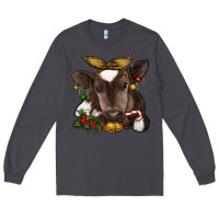 Smoke christmas baby cow Long Sleeve Tee - RanaPortraitStore