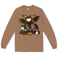 Toasted Coconut christmas baby cow Long Sleeve Tee - RanaPortraitStore