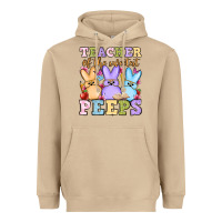 Mushroom Easter Day Teacher of the sweetest peeps Heavyweight Hoodie - OliviaCreatesArt