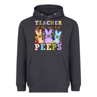 Smoke Easter Day Teacher of the sweetest peeps Heavyweight Hoodie - OliviaCreatesArt