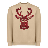 Mushroom Christmas Deer Ugly Heavyweight Sweatshirt - Bettercallsaul