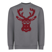 Storm Christmas Deer Ugly Heavyweight Sweatshirt - Bettercallsaul