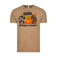 With God All Things Are Possible Vintage Tee | Teevron