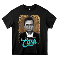 Black johnny cash Heavy Core Tee - AdoDesignShop