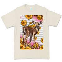 Bone Western Cute Baby Deer Fawn Premium Tee - LillyAllenDesigns