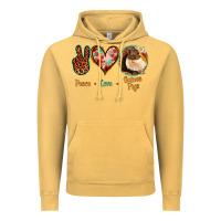 Peace Love Guinea Pigs Vintage Hoodie | Teevron