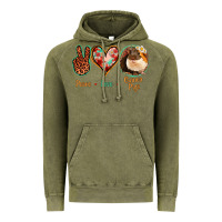 Vintage Olive Peace Love Guinea Pigs Vintage Hoodie - Jasminsmagicworld