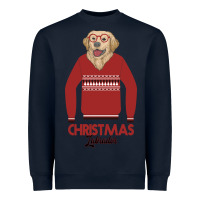Navy Christmas Labrador Heavyweight Sweatshirt - Bettercallsaul