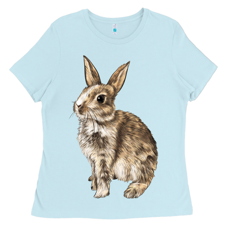 Rabbit Ladies Tee by LillyAllenDesigns | Teevron