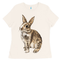 Bone Rabbit Ladies Tee - LillyAllenDesigns