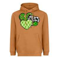 Meerkat St. Patrick's Day cowhide hearts Heavyweight Hoodie - OliviaCreatesArt