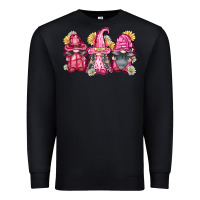 Black breast cancer gnomes Premium Sweatshirt - FaDigitalArtStudio