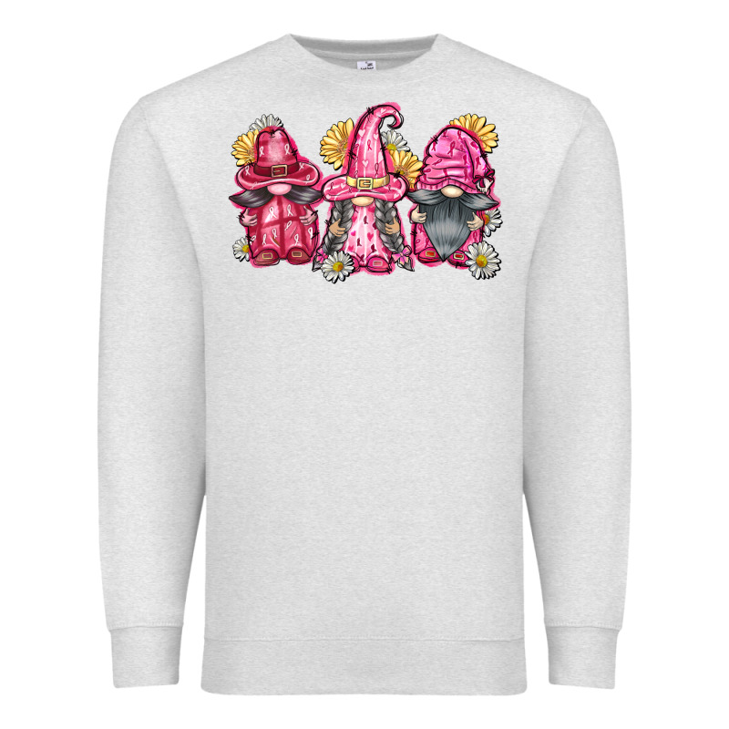 Breast Cancer Gnomes Premium Sweatshirt by FaDigitalArtStudio | Teevron