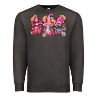 Smoke breast cancer gnomes Premium Sweatshirt - FaDigitalArtStudio