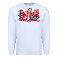 White breast cancer gnomes Premium Sweatshirt - FaDigitalArtStudio