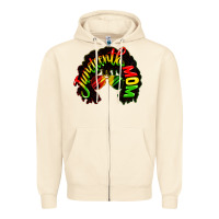 Sandshell juneteenth mom Zipper Hoodie - CowGirlArtShop