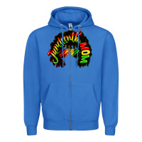True Royal juneteenth mom Zipper Hoodie - CowGirlArtShop