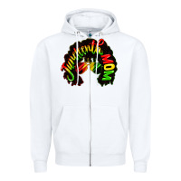 Juneteenth Mom Zipper Hoodie | Teevron
