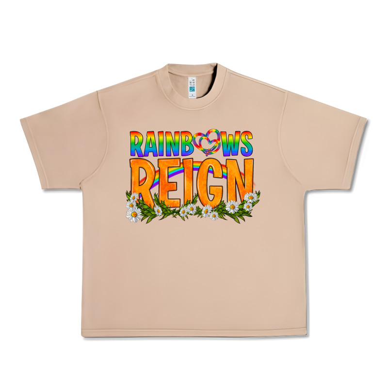 Lgbtq+ Rainbows Reign Urban Heavy Tee by BundleAndBundleShop | Teevron