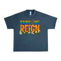 Midnight Navy LGBTQ+ Rainbows Reign Urban Heavy Tee - BundleAndBundleShop