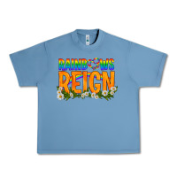 Pebble Blue LGBTQ+ Rainbows Reign Urban Heavy Tee - BundleAndBundleShop