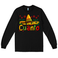 Black Cuanto my fourth mexican birthday Long Sleeve Tee - Jasminsmagicworld