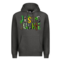 Charcoal Heather Jesus junkie St. Patrick's Premium Hoodie - CowGirlArtShop