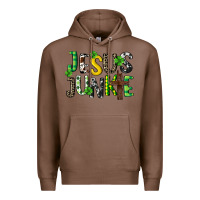 Chestnut Jesus junkie St. Patrick's Premium Hoodie - CowGirlArtShop