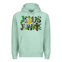 Seafoam Jesus junkie St. Patrick's Premium Hoodie - CowGirlArtShop