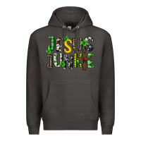 Smoke Jesus junkie St. Patrick's Premium Hoodie - CowGirlArtShop