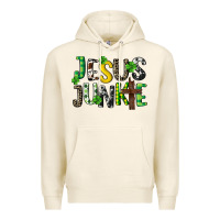 Tofu Jesus junkie St. Patrick's Premium Hoodie - CowGirlArtShop