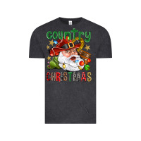 Vintage Black Country Christmas Vintage Tee - NancyCooperArtShop