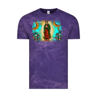 Cloud Purple gemstone our lady of guadalupe Vintage Tee - JahusDesignShop
