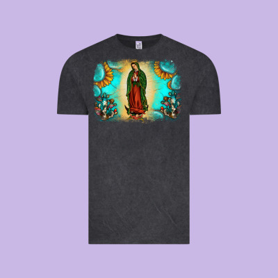 Gemstone Our Lady Of Guadalupe Vintage Tee Designed By Jahusdesignshop