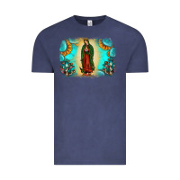 Vintage Denim gemstone our lady of guadalupe Vintage Tee - JahusDesignShop