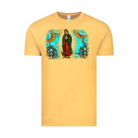 Vintage Mustard gemstone our lady of guadalupe Vintage Tee - JahusDesignShop