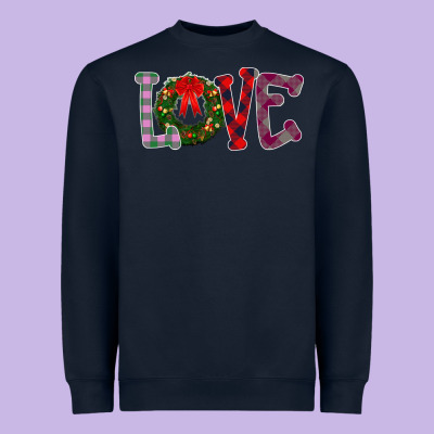 Love Christmas Heavyweight Sweatshirt Designed By Bettercallsaul