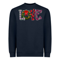 Navy Love Christmas Heavyweight Sweatshirt - Bettercallsaul