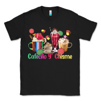 Black cafecito y chisme coffee cups Classic Tee - MaliasSmallBusiness