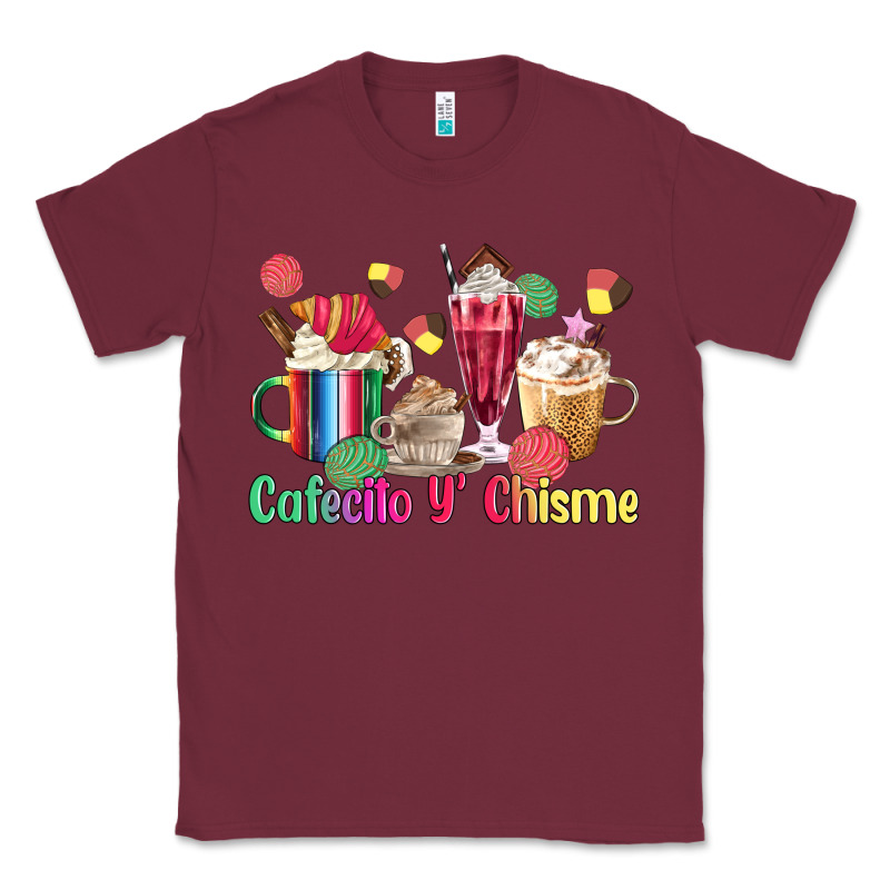 Cafecito Y Chisme Coffee Cups Classic Tee by MaliasSmallBusiness | Teevron