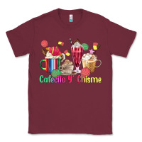 Burgundy cafecito y chisme coffee cups Classic Tee - MaliasSmallBusiness