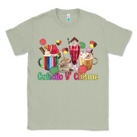 Matcha cafecito y chisme coffee cups Classic Tee - MaliasSmallBusiness