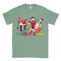 Sage cafecito y chisme coffee cups Classic Tee - MaliasSmallBusiness