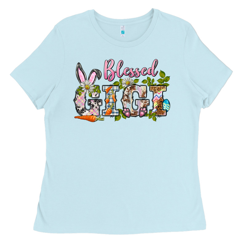 Blessed Gigi Easter Ladies Tee by BarkalooDesign | Teevron