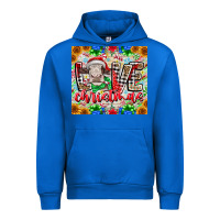 Cobalt Love Christmas cow Urban Hoodie - CowhideDigitalArt
