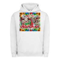 Pigment Lunar Rock Love Christmas cow Urban Hoodie - CowhideDigitalArt